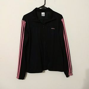 Women's Adidas Athletic Track Jacket Size L